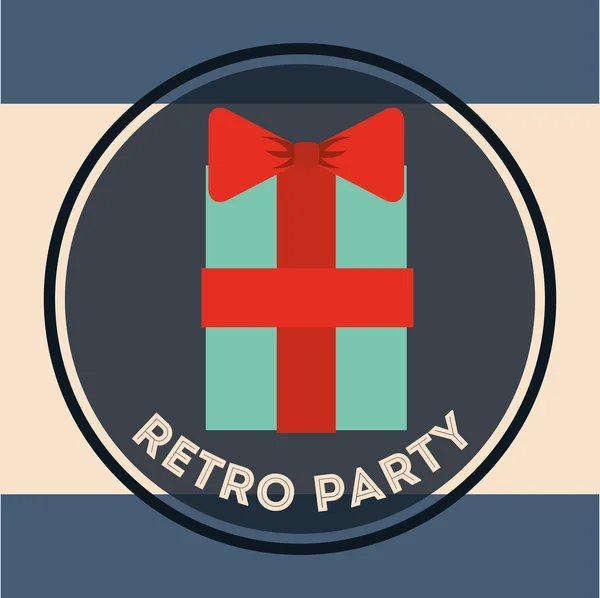 Ретро партії — стоковий вектор