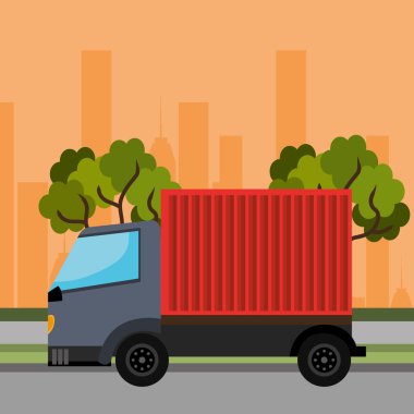 Taşıma dijital tasarım.