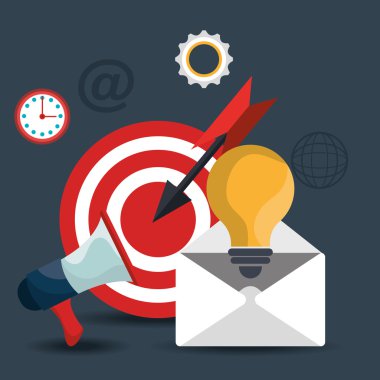 Dijital ve sosyal pazarlama grafikleri.