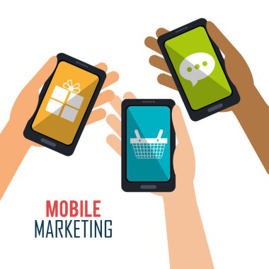 Dijital pazarlama iş tasarımı.