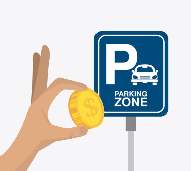 Park bölgesi grafik tasarım