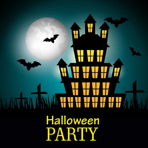Gestaltung der Halloween-Party. — Stockvektor