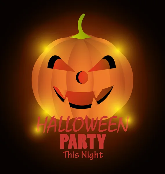 Halloween party design. — Stock vektor