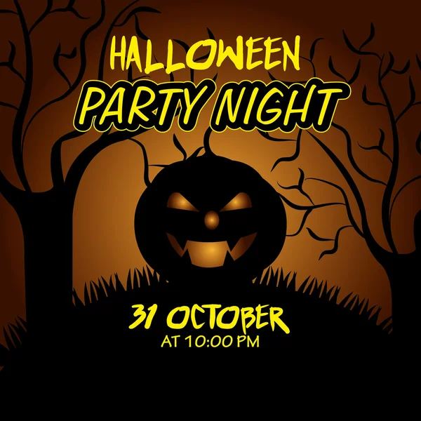 Diseño de fiesta de Halloween . — Vector de stock