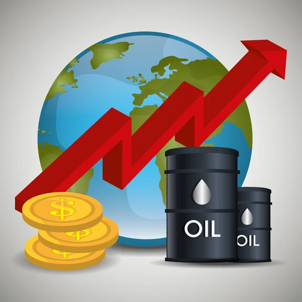 Oil industry design. — Stock Vector
