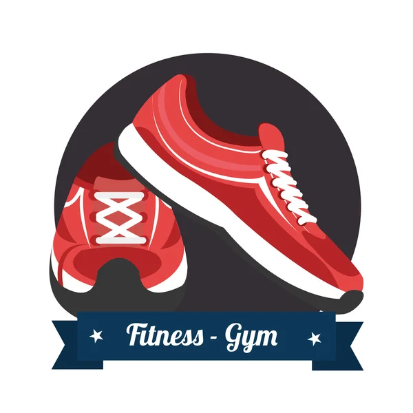 Fitness design. — Stockový vektor