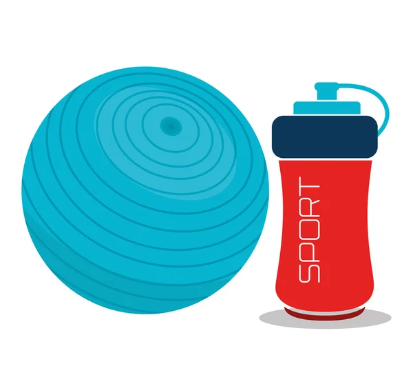 Diseño de fitness . — Vector de stock