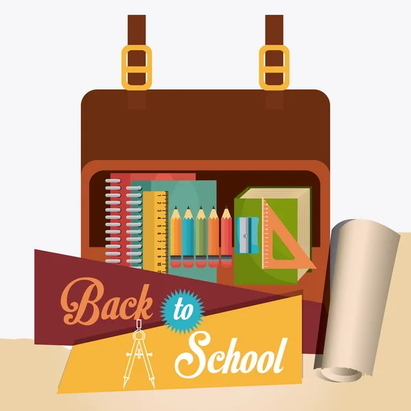 Back to school season. — Stock Vector