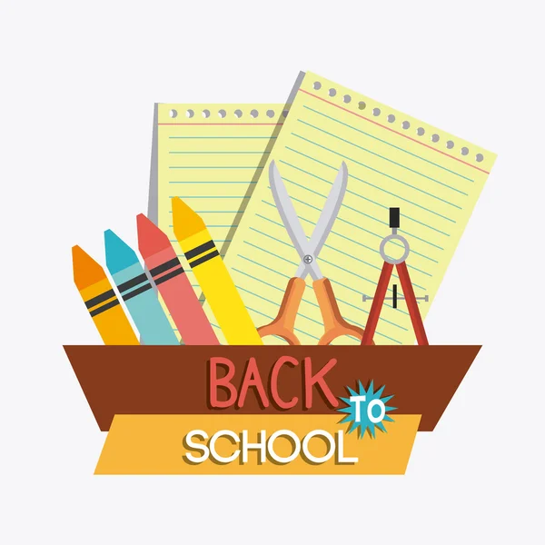 Back to school season. — Stock Vector