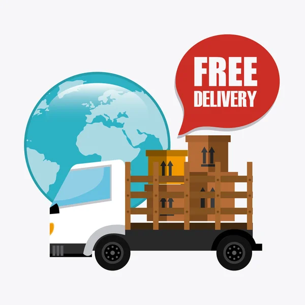 Delivery and logistics — Stock Vector