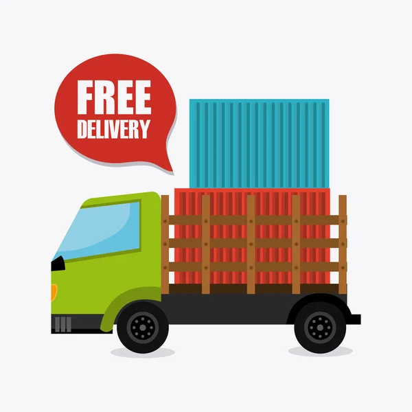 Delivery and logistics — Stock Vector