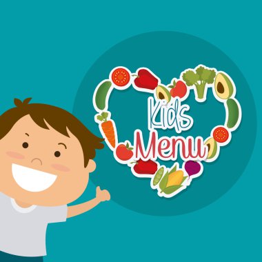 Çocukların beslenme tasarım.