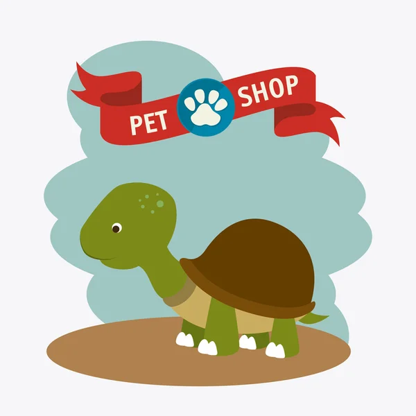 Pet shop tasarım. — Stok Vektör