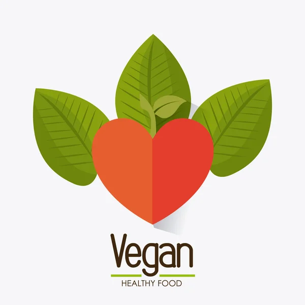 Vegan food design. — Stock Vector