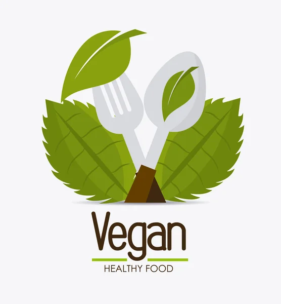 Vegan food design. — Stock Vector