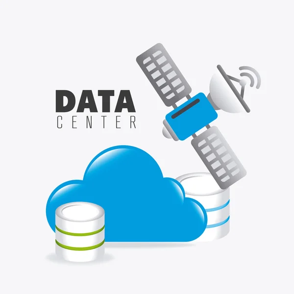 Database progettazione digitale . — Vettoriale Stock