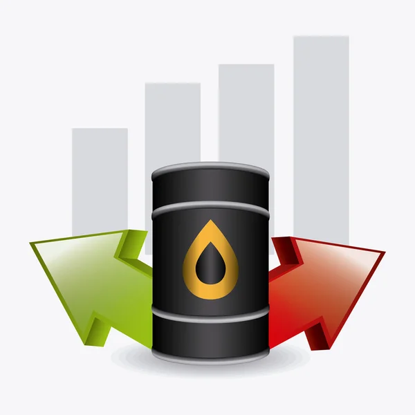 Oil industry design. — Stock Vector