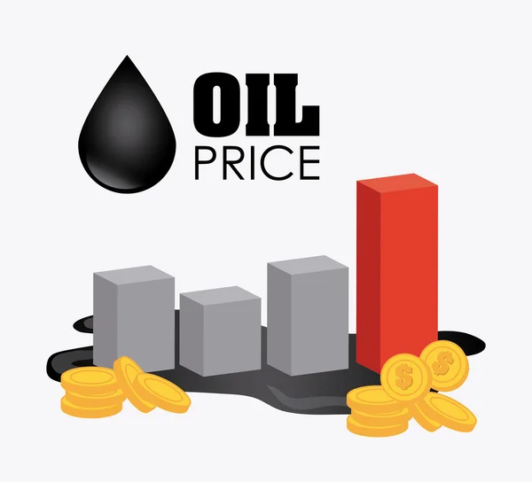 Oil industry design. — Stock Vector