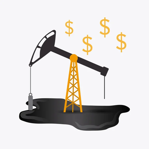 Conception d'industrie pétrolière . — Image vectorielle