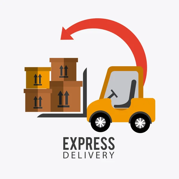 Delivery digital design — Stock Vector