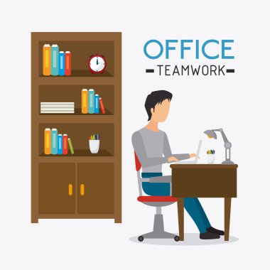 İş ofis ve insan 