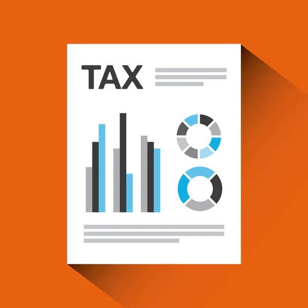 Tax concept design — Stock Vector