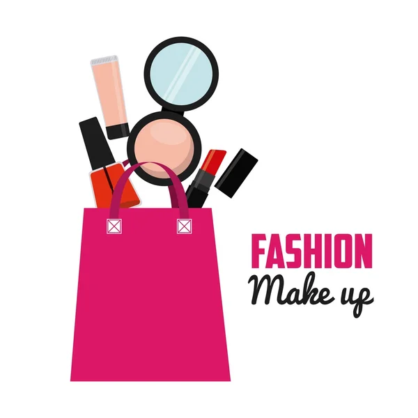 Fashion make up — Stock Vector