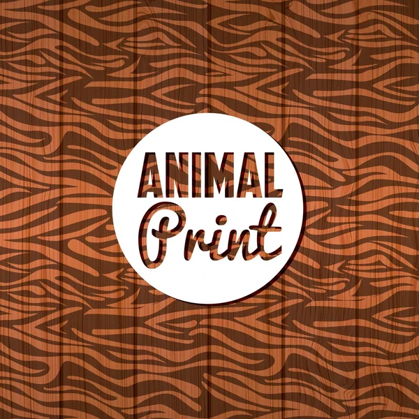 Animal Print Design — Stockvektor