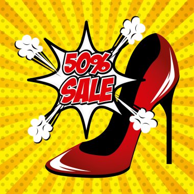 Pop art karikatür grafik