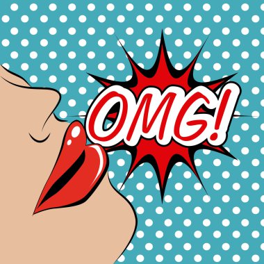 Pop art karikatür grafik