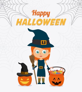 Mutlu Cadılar Bayramı festival partisi