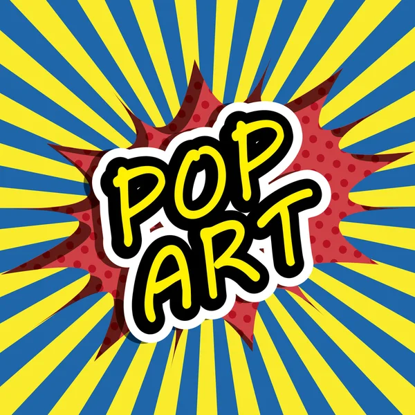 Popart cartoon afbeeldingen — Stockvector