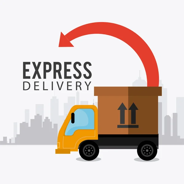 Delivery,transport and logistics business — Stock Vector