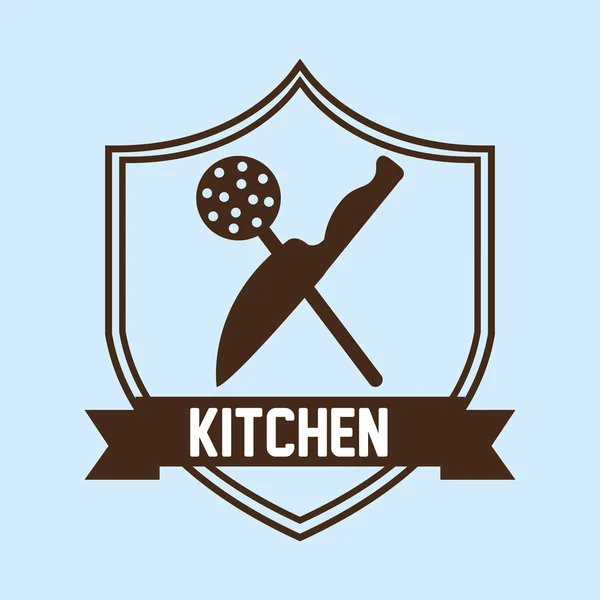 Diseño de herramientas de cocina — Vector de stock