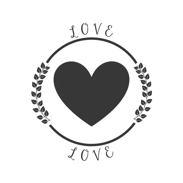 Love pictogram — Stock Vector