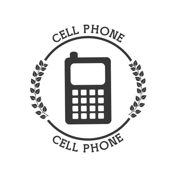 Mobiltelefon piktogram design — Stock vektor