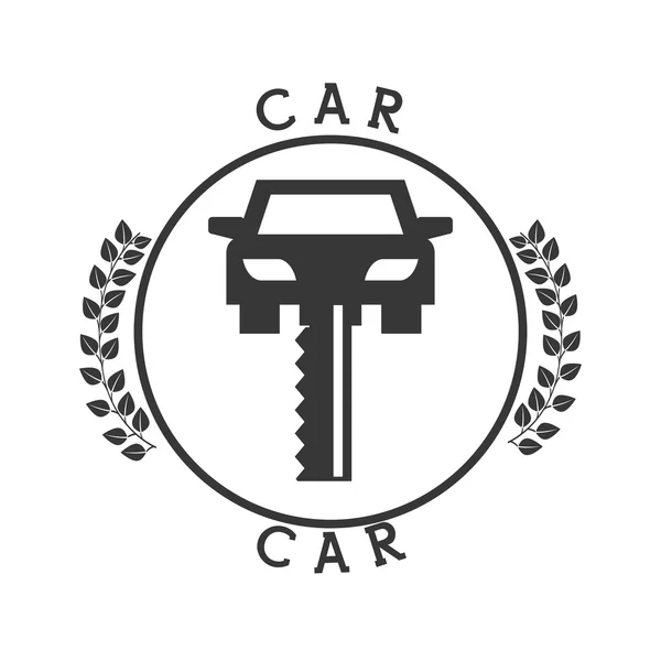 Car icon pictogram — Stock Vector