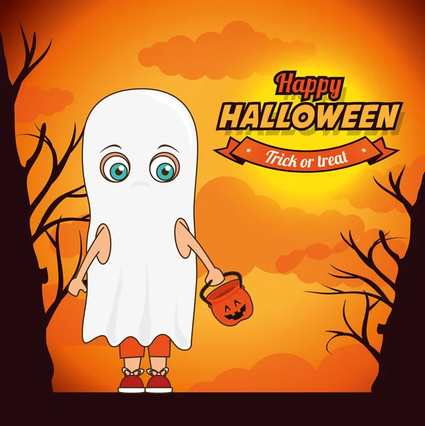 Halloween partij ontwerp — Stockvector