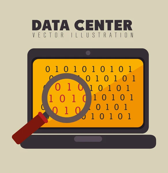 Datacenter en hosting — Stockvector