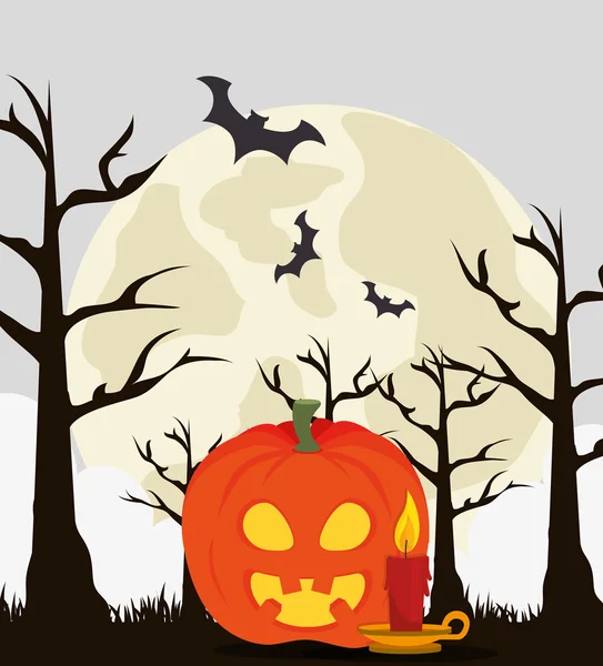 Gelukkige Halloween — Stockvector