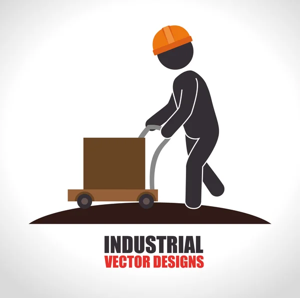 Uitrusting voor fabriek en industrie — Stockvector