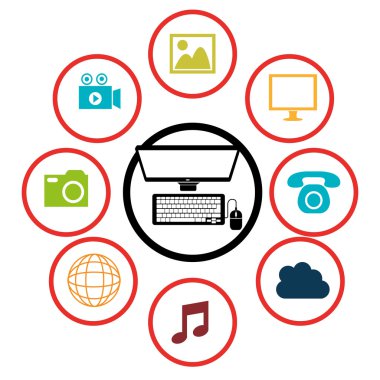 Sosyal medya ve eğlence grafik tasarım