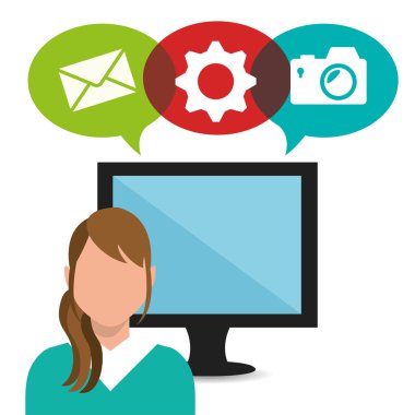 Sosyal medya eğlence grafik tasarım