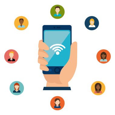 Sosyal medya eğlence grafik tasarım