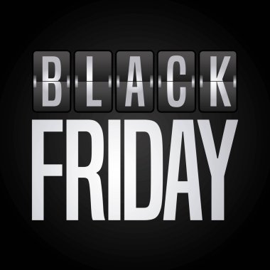 siyah Cuma fırsatlar tasarım