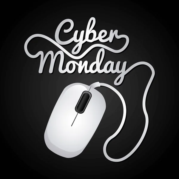 Cyber Monday ofertas — Archivo Imágenes Vectoriales