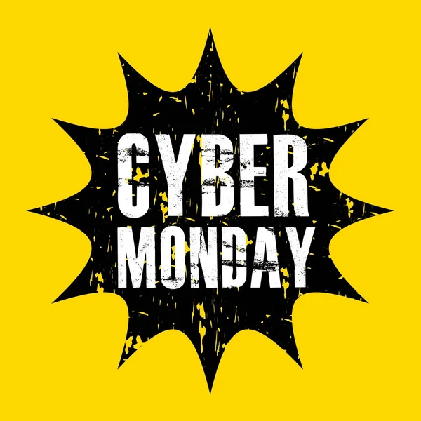 Cyber Monday ofertas — Archivo Imágenes Vectoriales