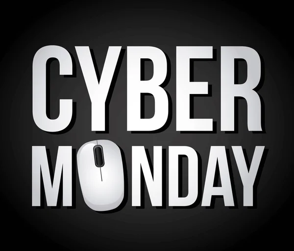 Cyber monday deals design — стоковый вектор