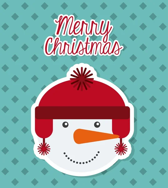 Joyeuse carte de Noël — Image vectorielle