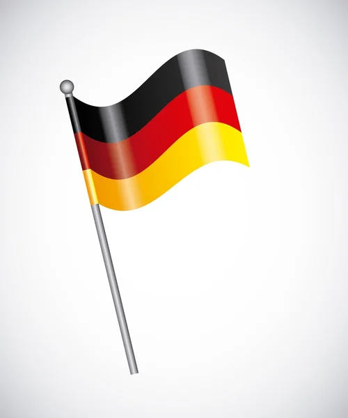 De vlag van Duitsland — Stockvector